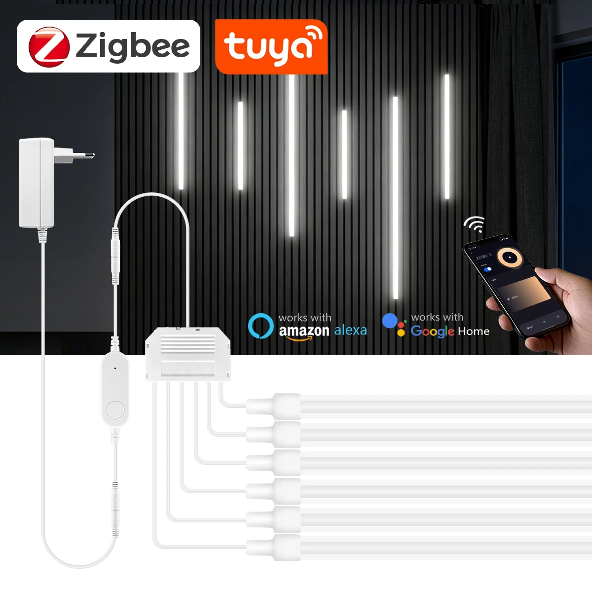 Smart Home Llm - Zigbee Smart Neon COB LED Strip