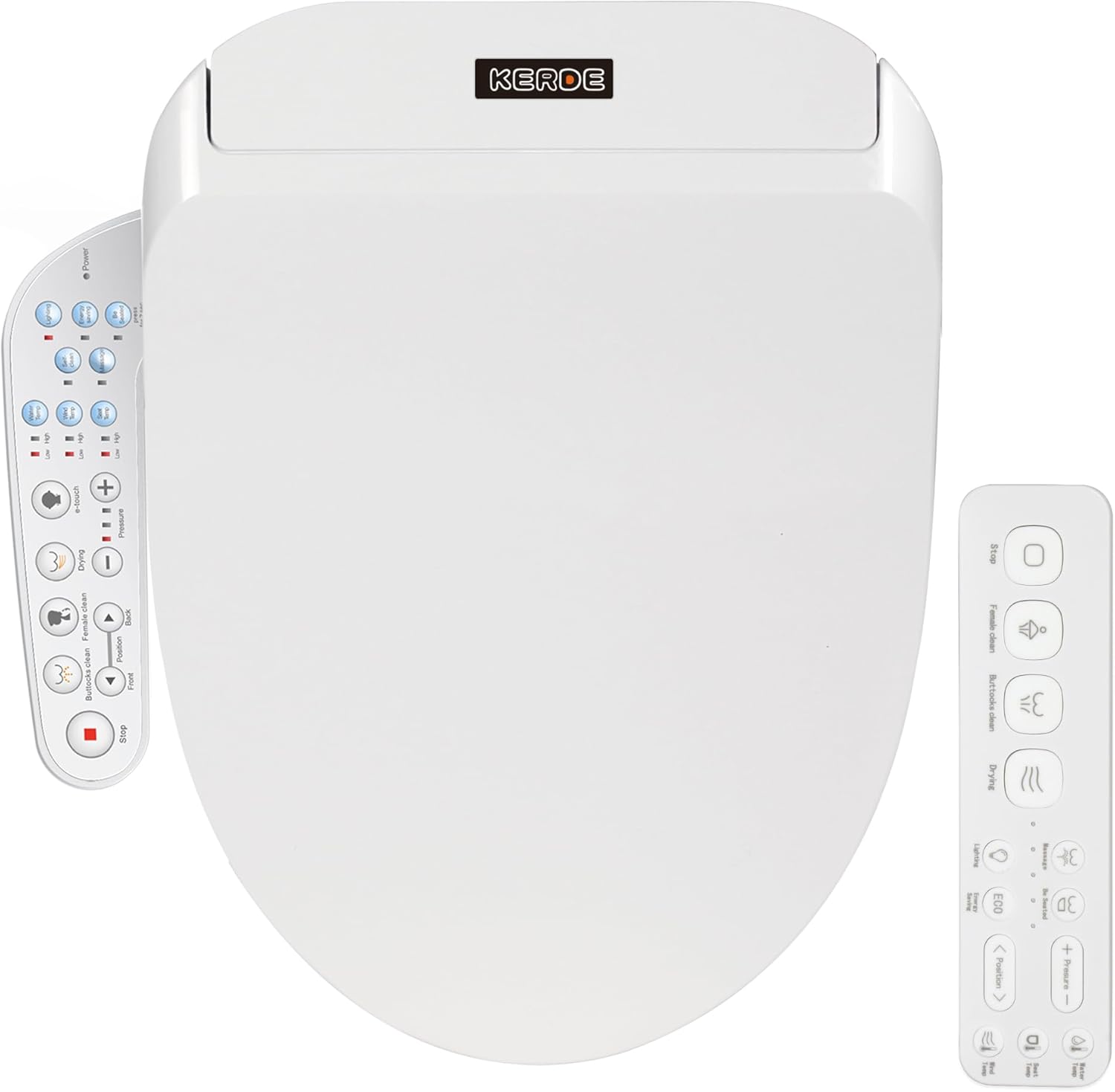 Smart Night Light - Electric Bidet Toilet Seat with Dual