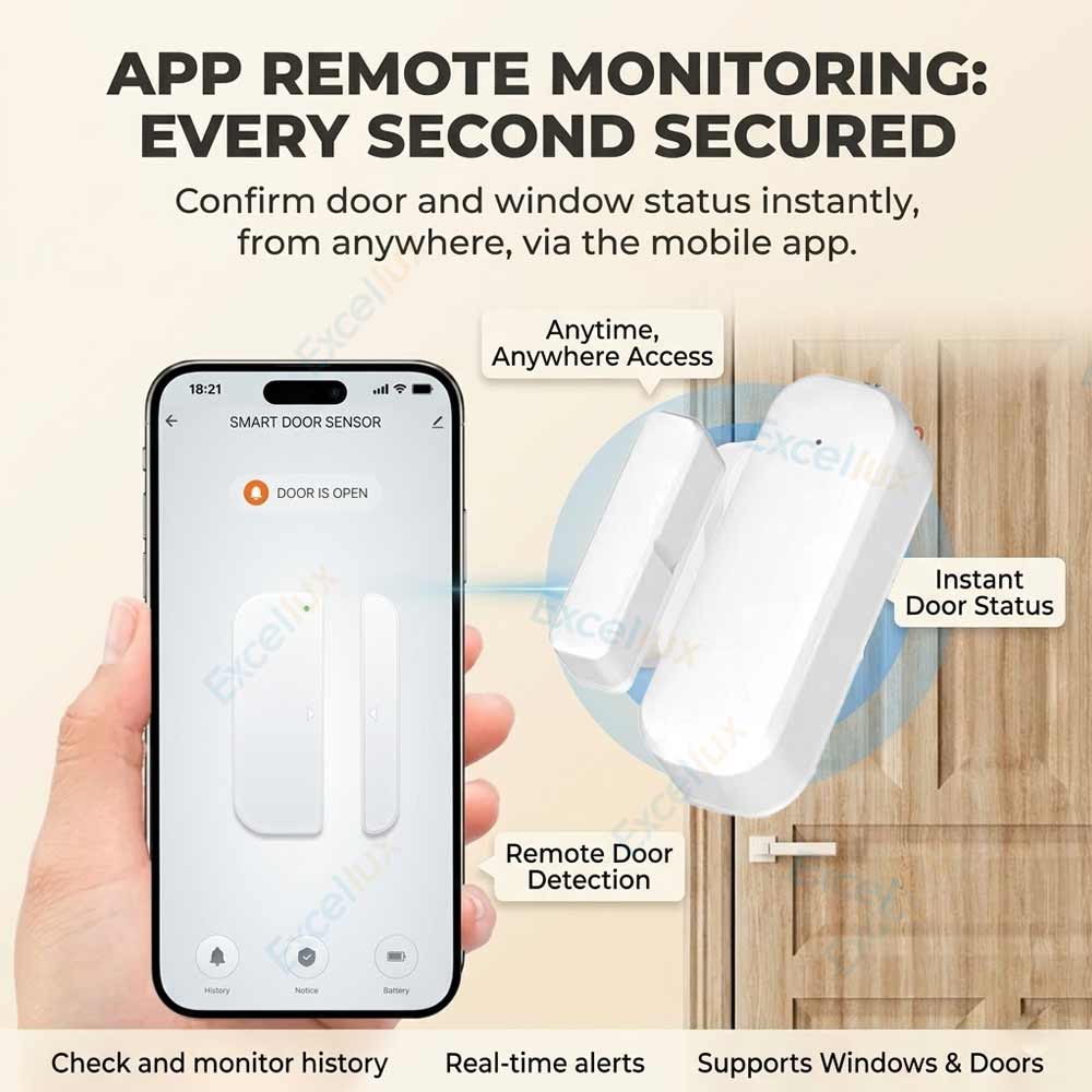 Door Window Sensor - Zigbee Door Window Sensor Magnetic Contact