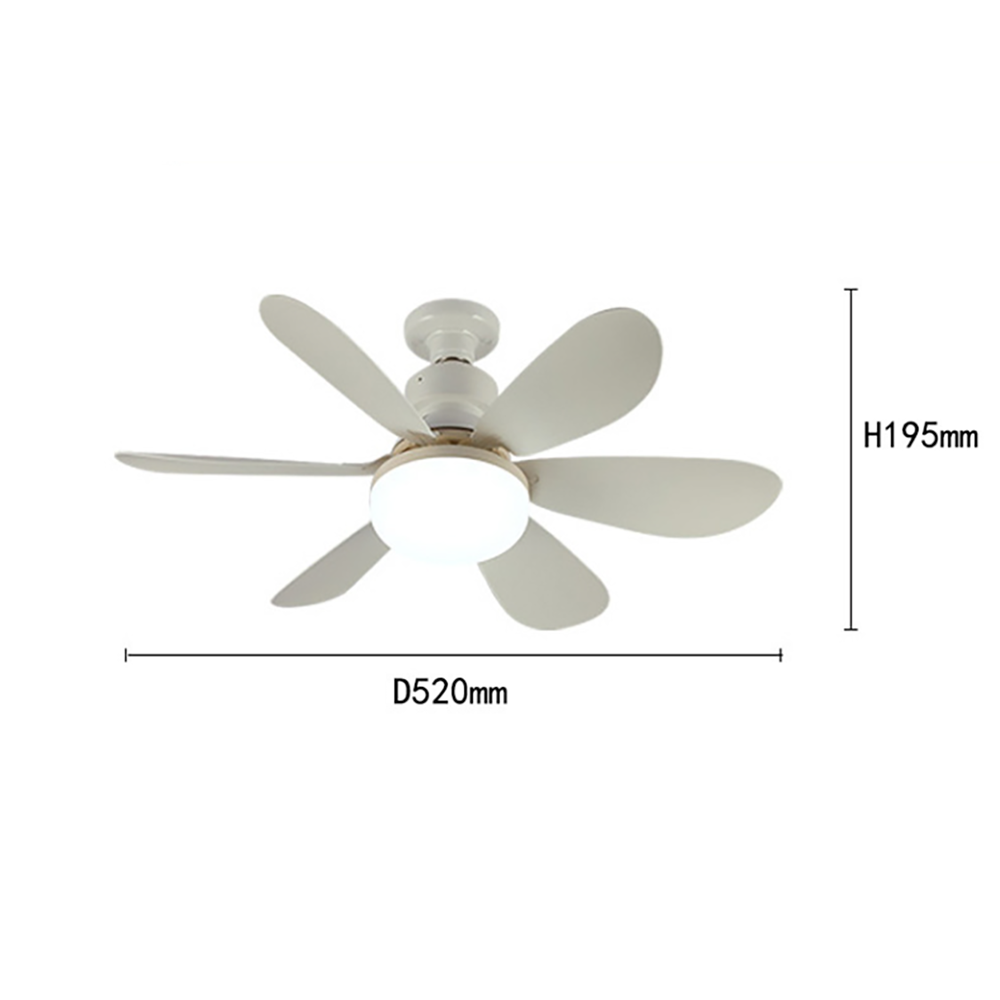Smart Home Ventilation System - E27 base household silent ceiling fan,