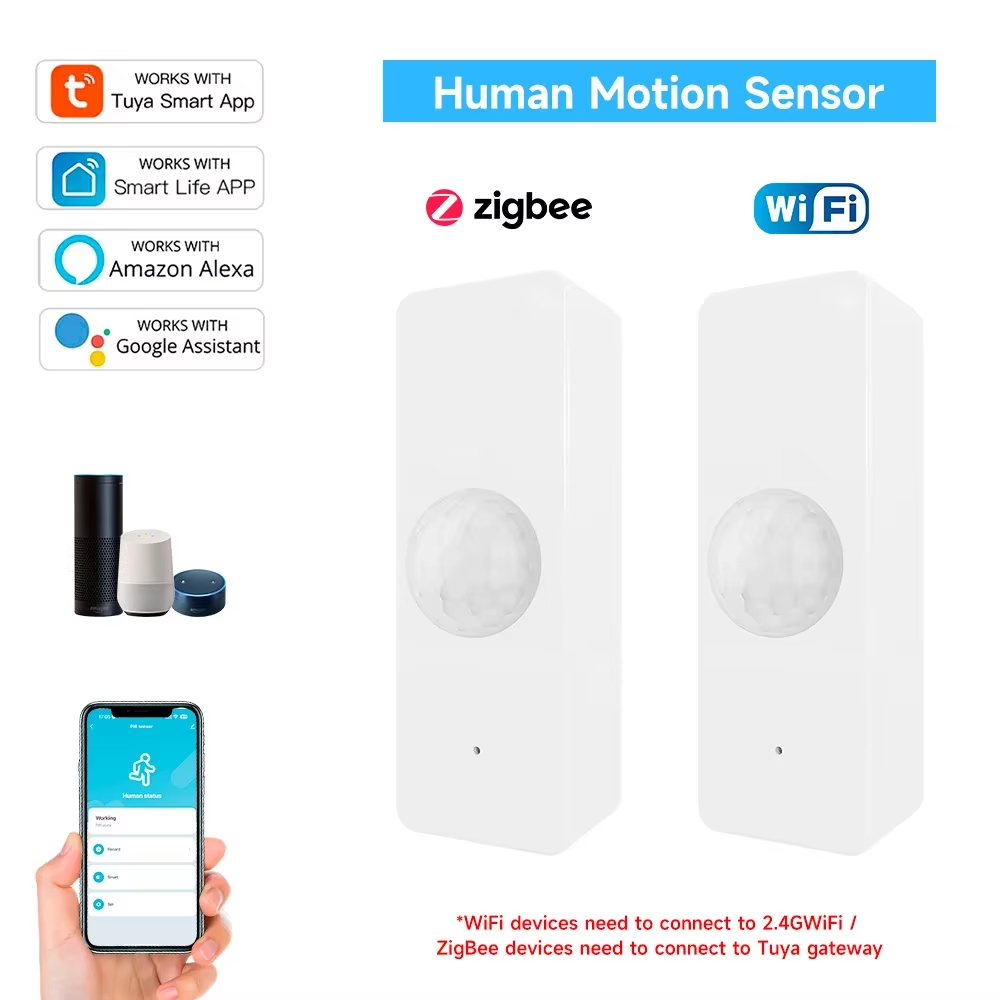Smart Home Solution - Tuya WiFi Zigbee PIR Motion Sensor
