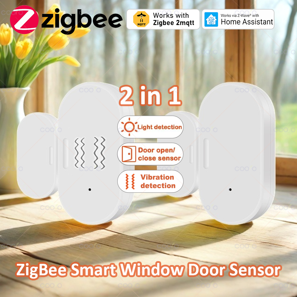 Door Window Sensor - ZigBee Door Window Sensor Lux Light/