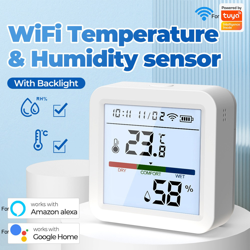Smart Home User Interface - As Shown WIFI Hygrometer Customizable Smart
