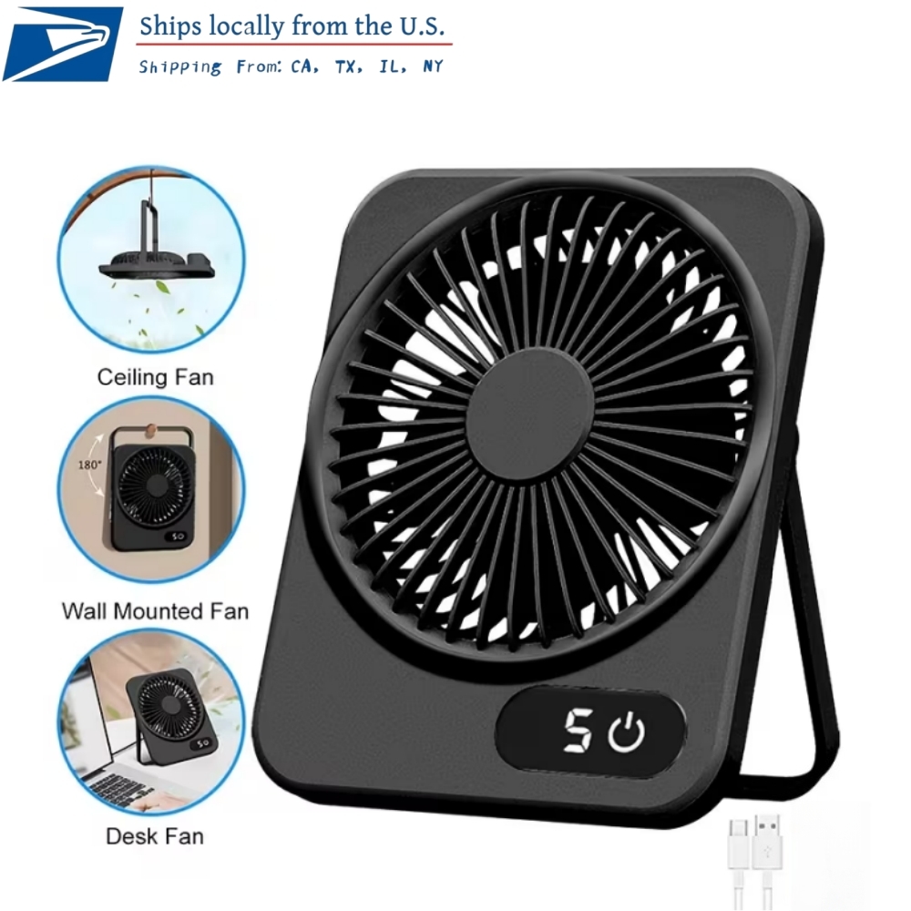 Smart Home Ventilation System - 2-in-1 Multifunctional Desktop Fan with Phone