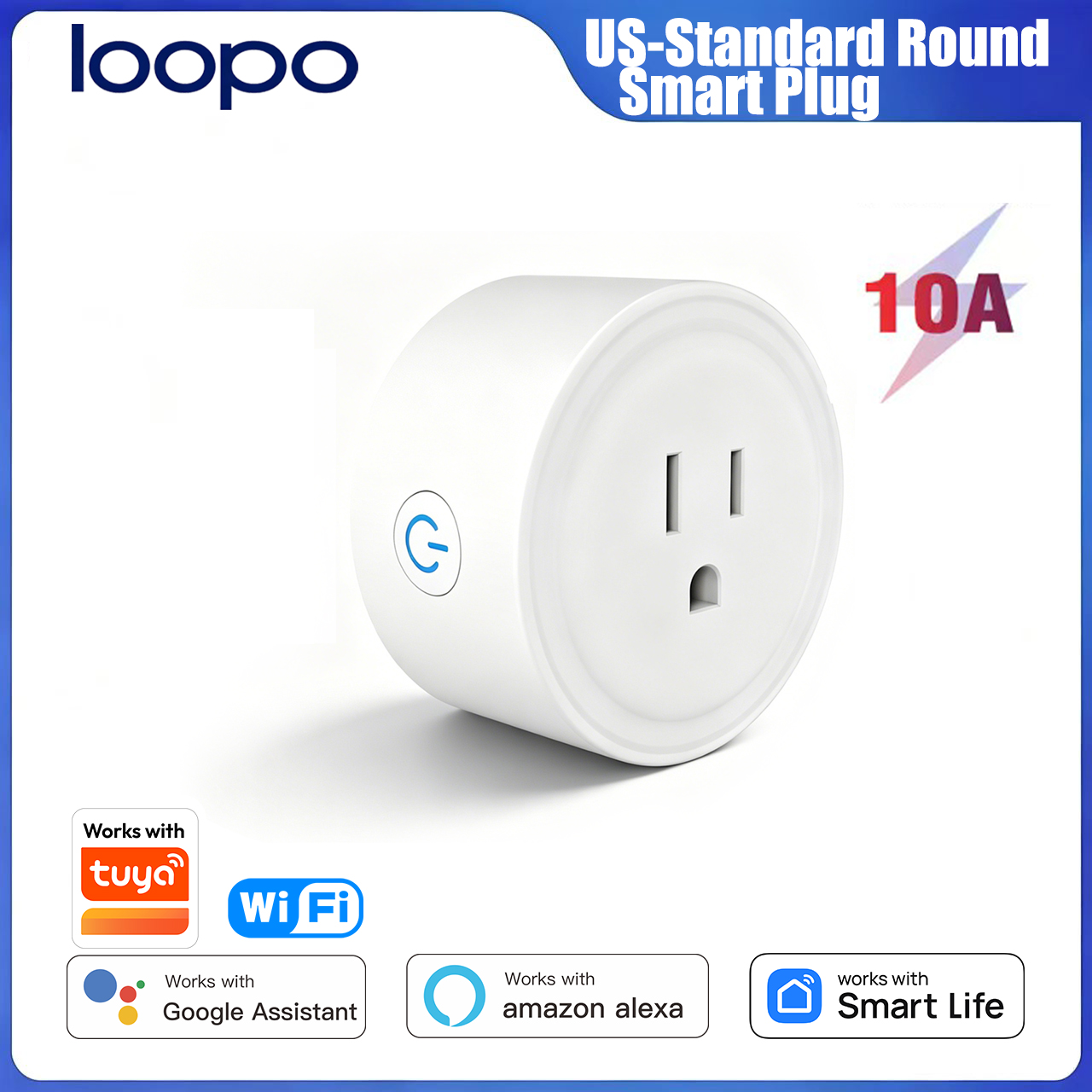 Tuya WiFi US Round 10A Smart P - Smart Home Solution บทวิจารณ์และราคา