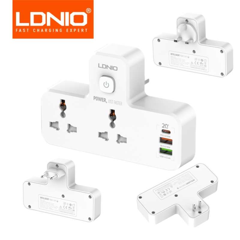 LDNIO Power Strip Plug 2500W E - Smart Power Strip บทวิจารณ์และราคา
