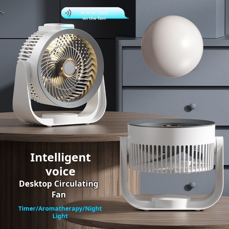 Smart Desk Fan Voice Activated - Smart Night Light บทวิจารณ์และราคา