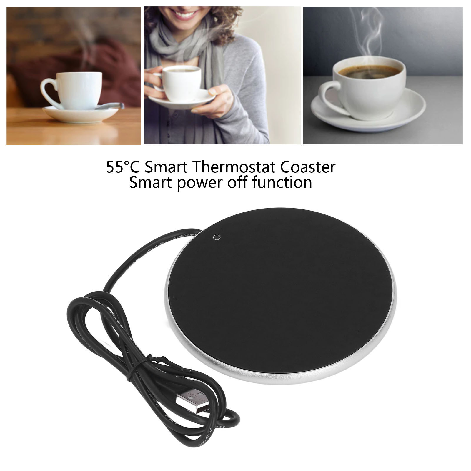 Zk20 Coffee Mug Warmer 55°C Co - Smart Home Usb บทวิจารณ์และราคา