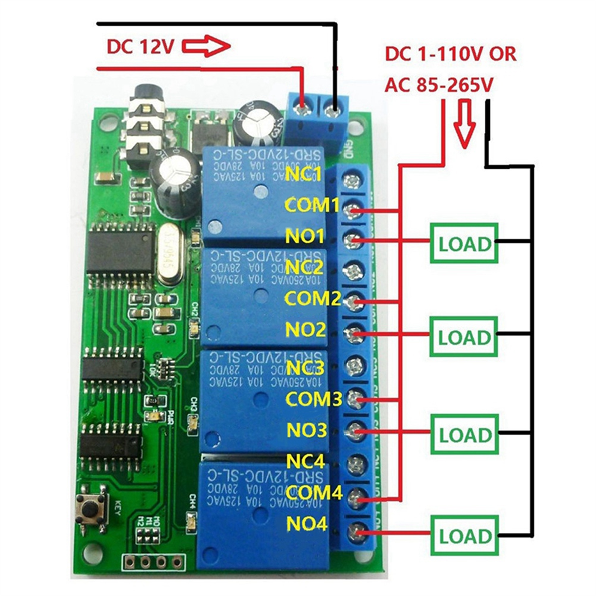 N495R-AD22B04 4 Channel Relay  - Smart Home With Plc บทวิจารณ์และราคา