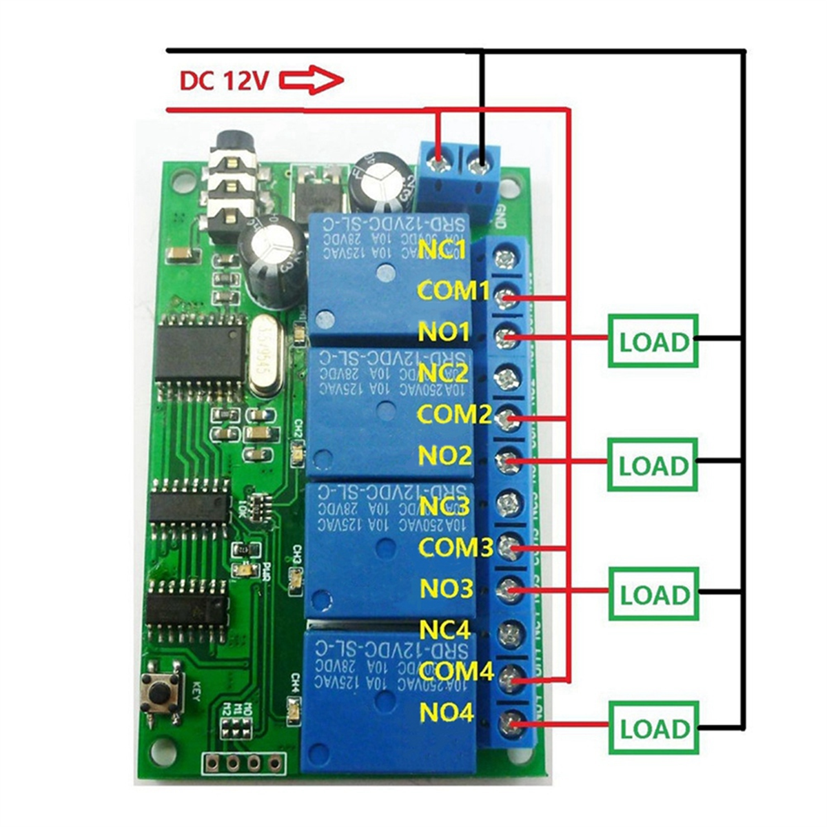 N495R-AD22B04 4 Channel Relay  - Smart Home With Plc บทวิจารณ์และราคา