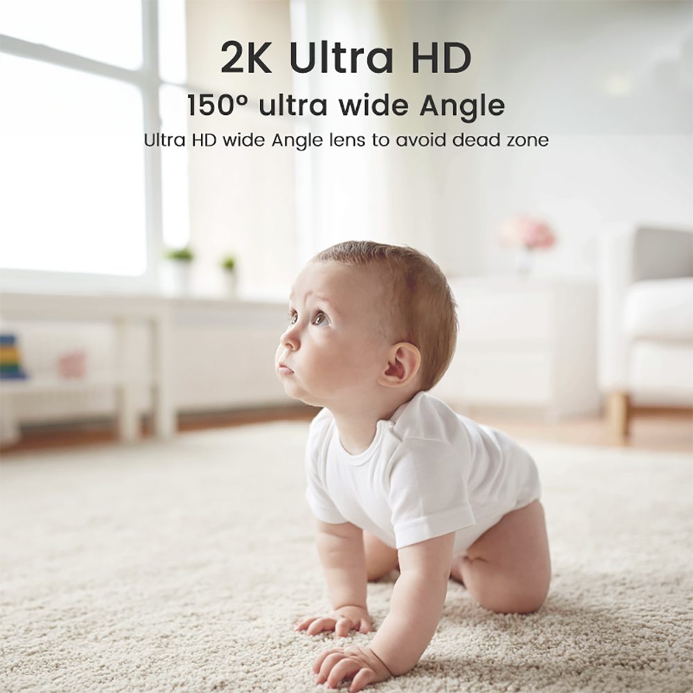 XIAOVV 3MP 2K 2.4GHz WiFi Indo - Smart Home Cctv บทวิจารณ์และราคา