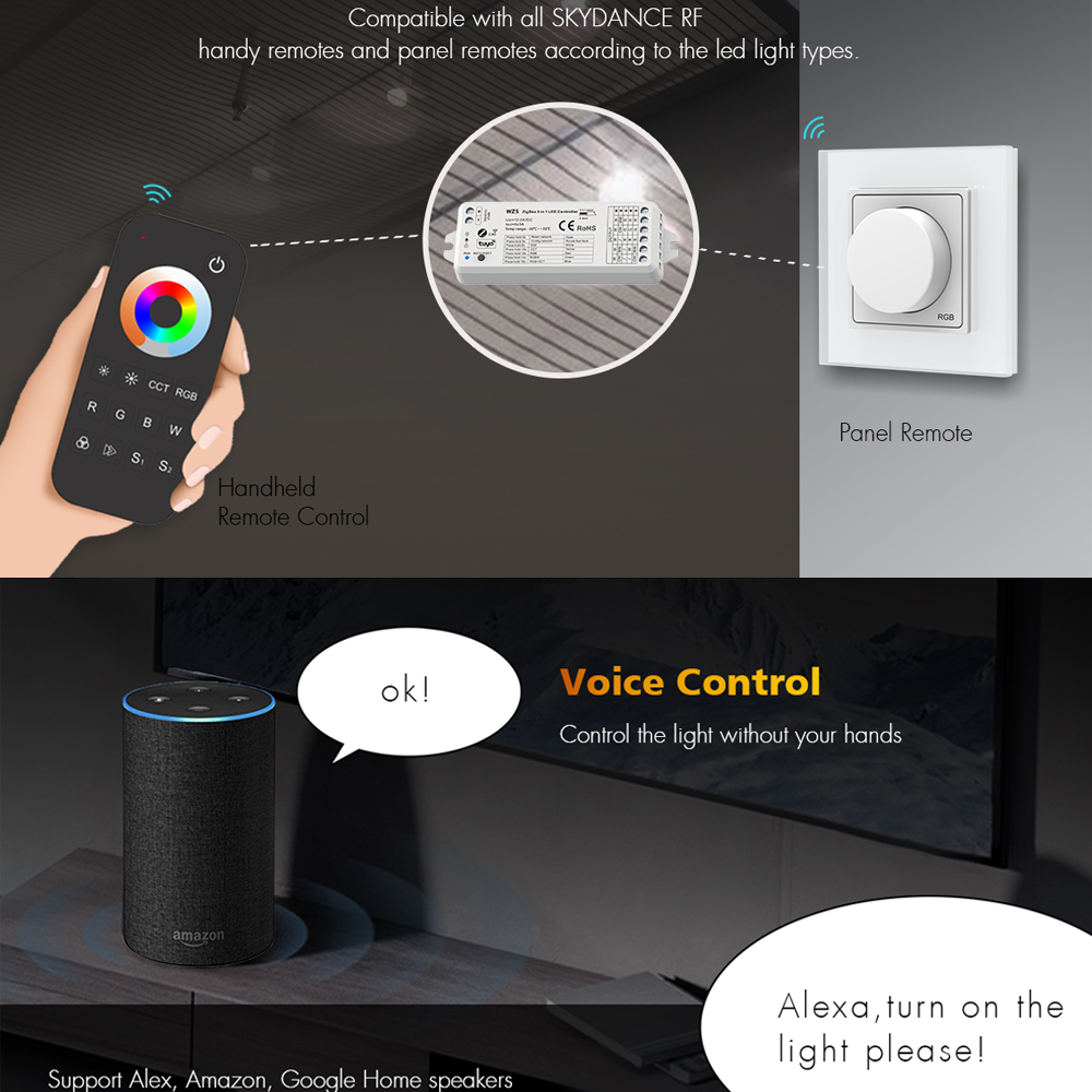 12V 24V 5in1 WiFi Zigbee Smart - Smart Home Llm บทวิจารณ์และราคา