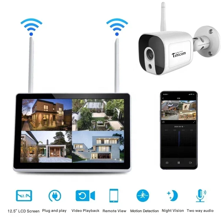 TUYA Smart Wi-Fi 4CH NVR Kit 1 - Smart Home Cctv บทวิจารณ์และราคา