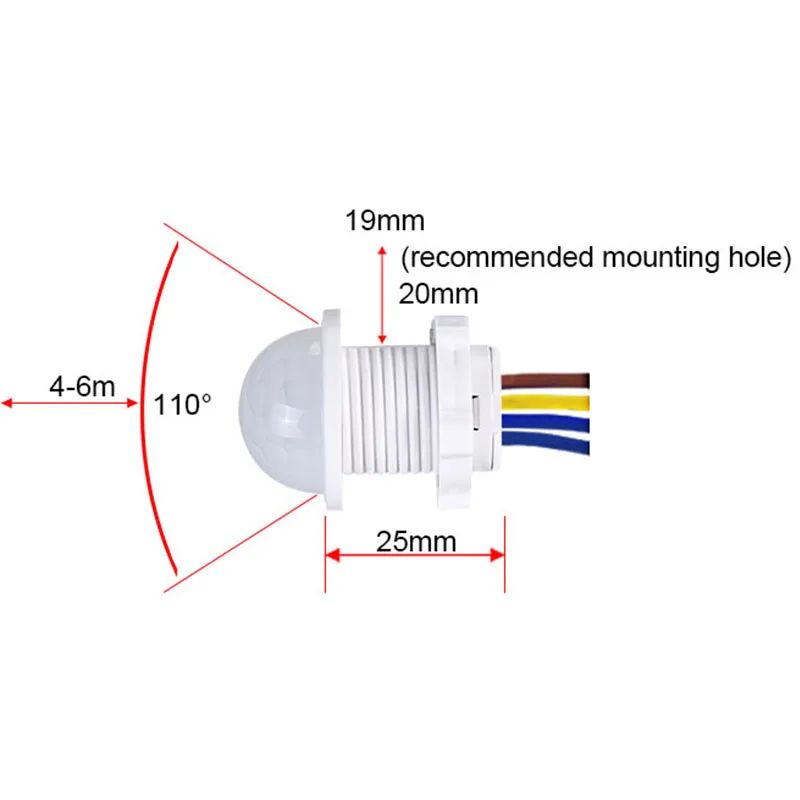 AC 110V 220V Mini Motion Senso - Smart Night Light บทวิจารณ์และราคา