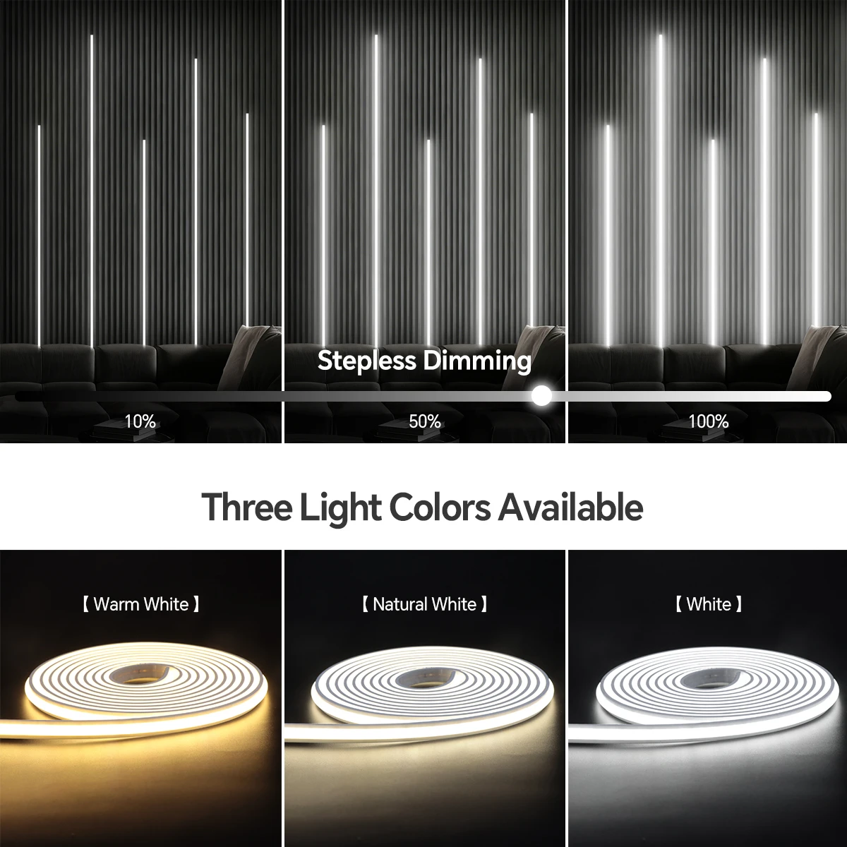 Zigbee Smart Neon COB LED Stri - Smart Home Llm บทวิจารณ์และราคา