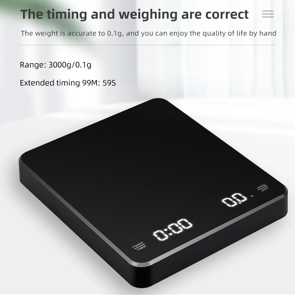 Electronic Timing Coffee Scale - Smart Home Solution บทวิจารณ์และราคา