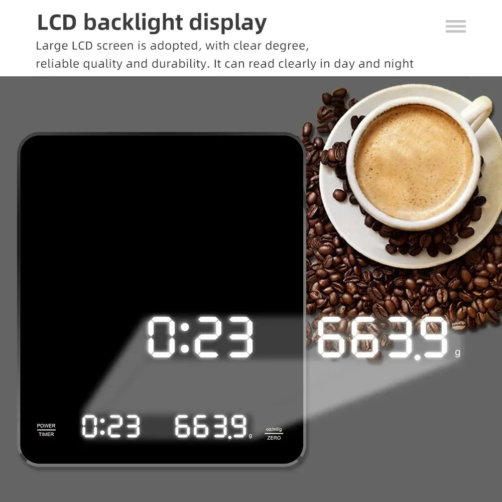 Electronic Timing Coffee Scale - Smart Home Solution บทวิจารณ์และราคา