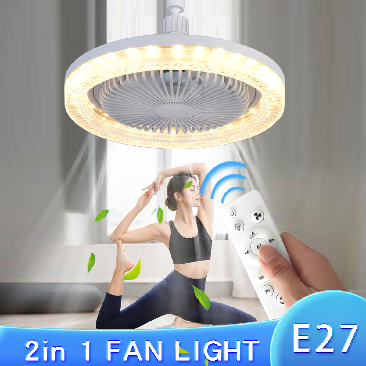 Smart 3 In 1 Ceiling Fan With  - Smart Home Ventilation System บทวิจารณ์และราคา
