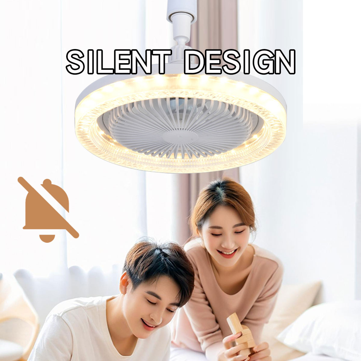 Smart 3 In 1 Ceiling Fan With  - Smart Home Ventilation System บทวิจารณ์และราคา
