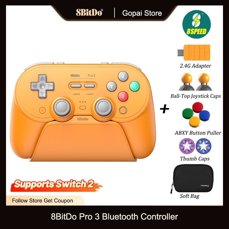 8BitDo Pro 3 Bluetooth Control - Smart Home Raspberry Pi บทวิจารณ์และราคา