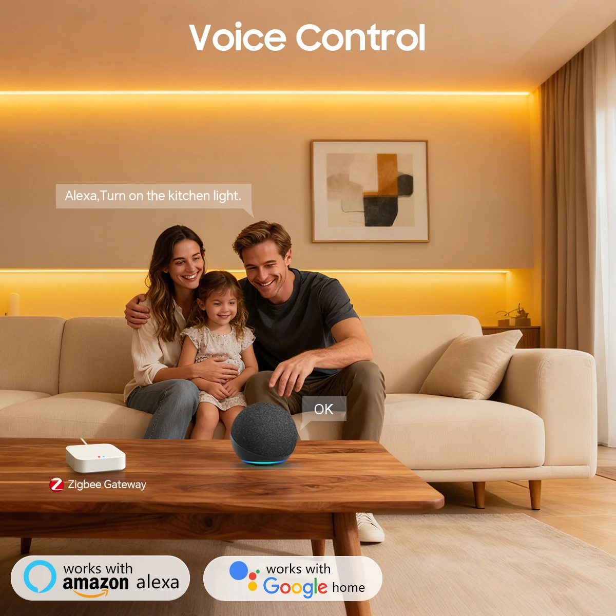 Zigbee Smart Neon Light Strip  - Smart Home Llm บทวิจารณ์และราคา