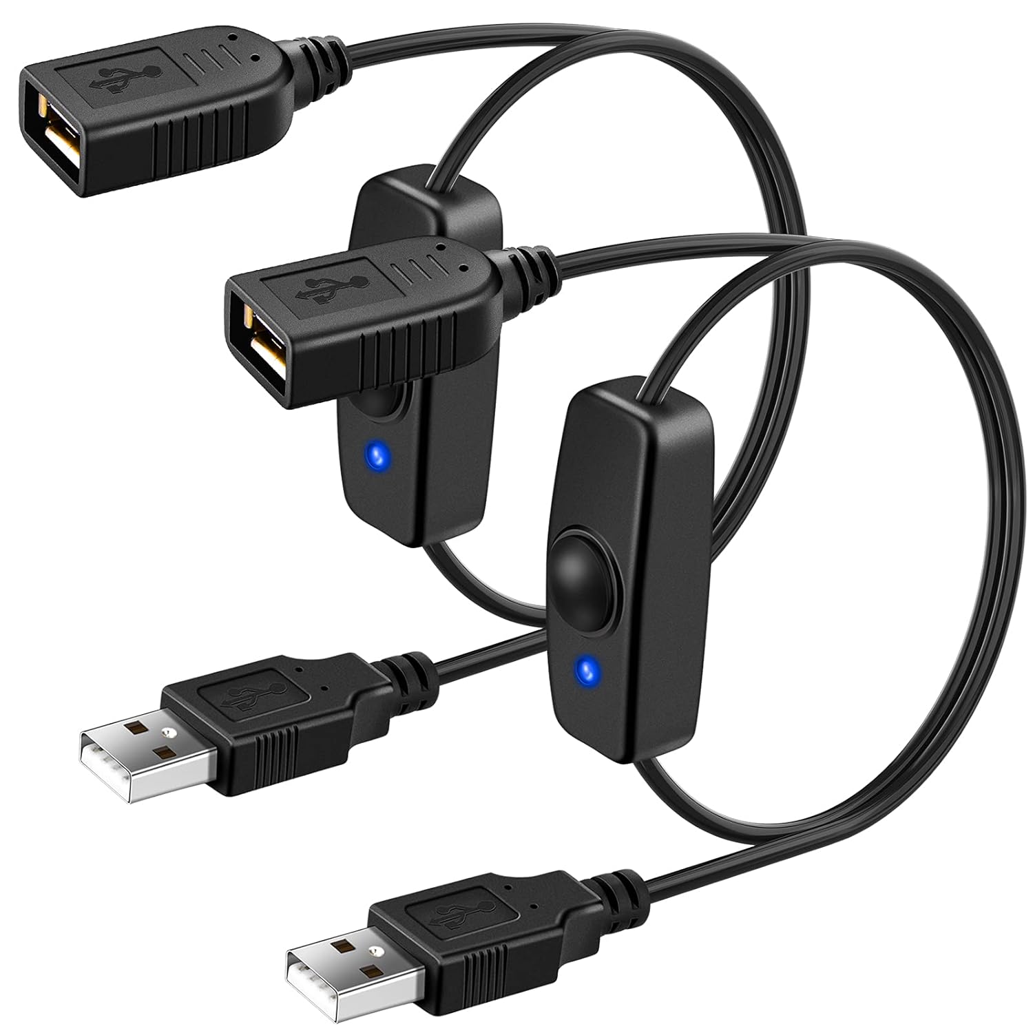 2-Pack USB On/Off Switch Cable - Smart Power Strip บทวิจารณ์และราคา