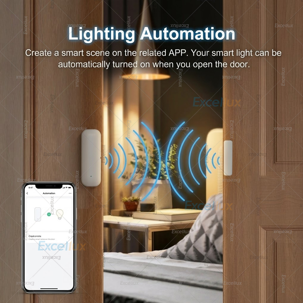 Zigbee Door Window Sensor Magn - Door Window Sensor บทวิจารณ์และราคา