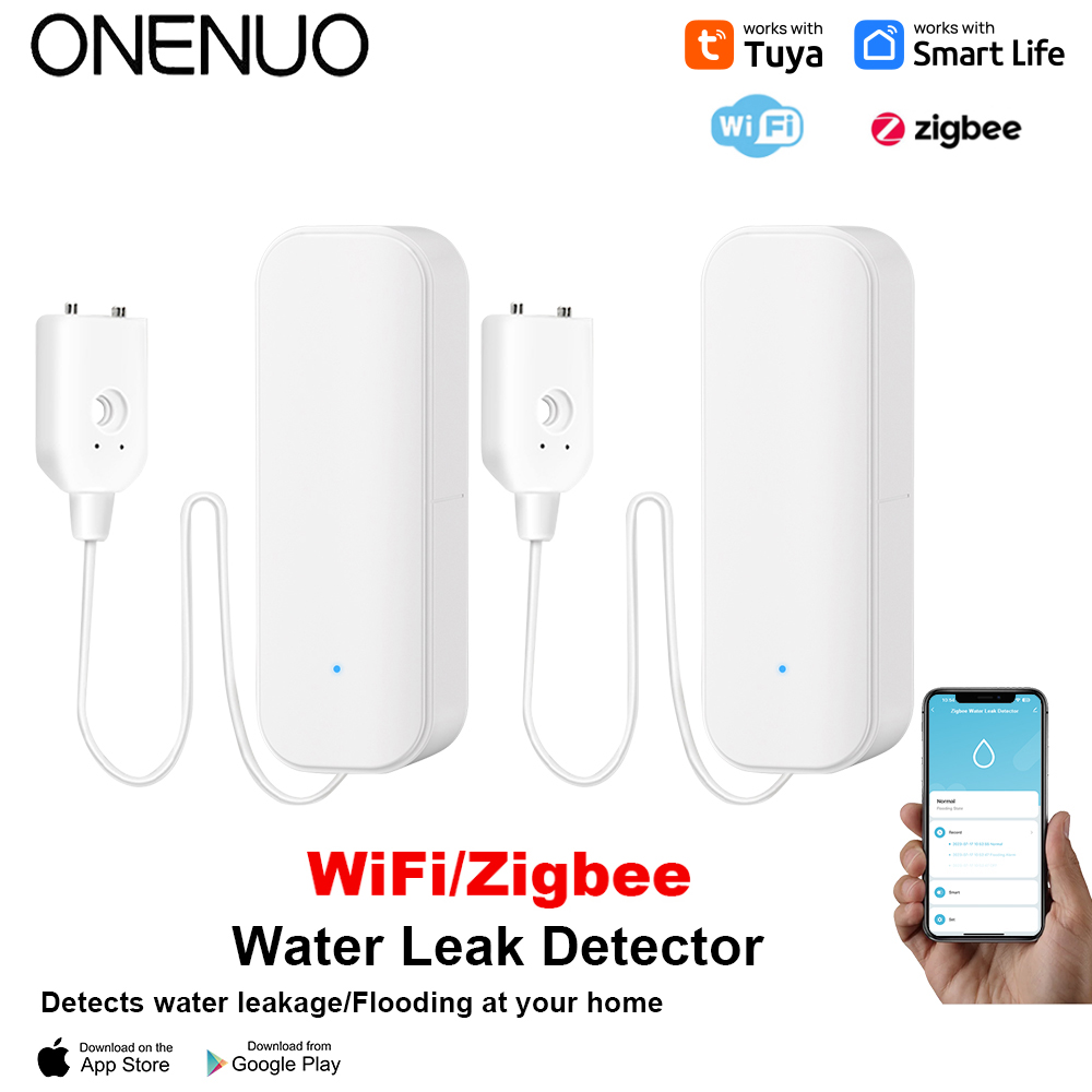 WiFi or Zigbee Water Leak Sens - Smart Home Security System บทวิจารณ์และราคา