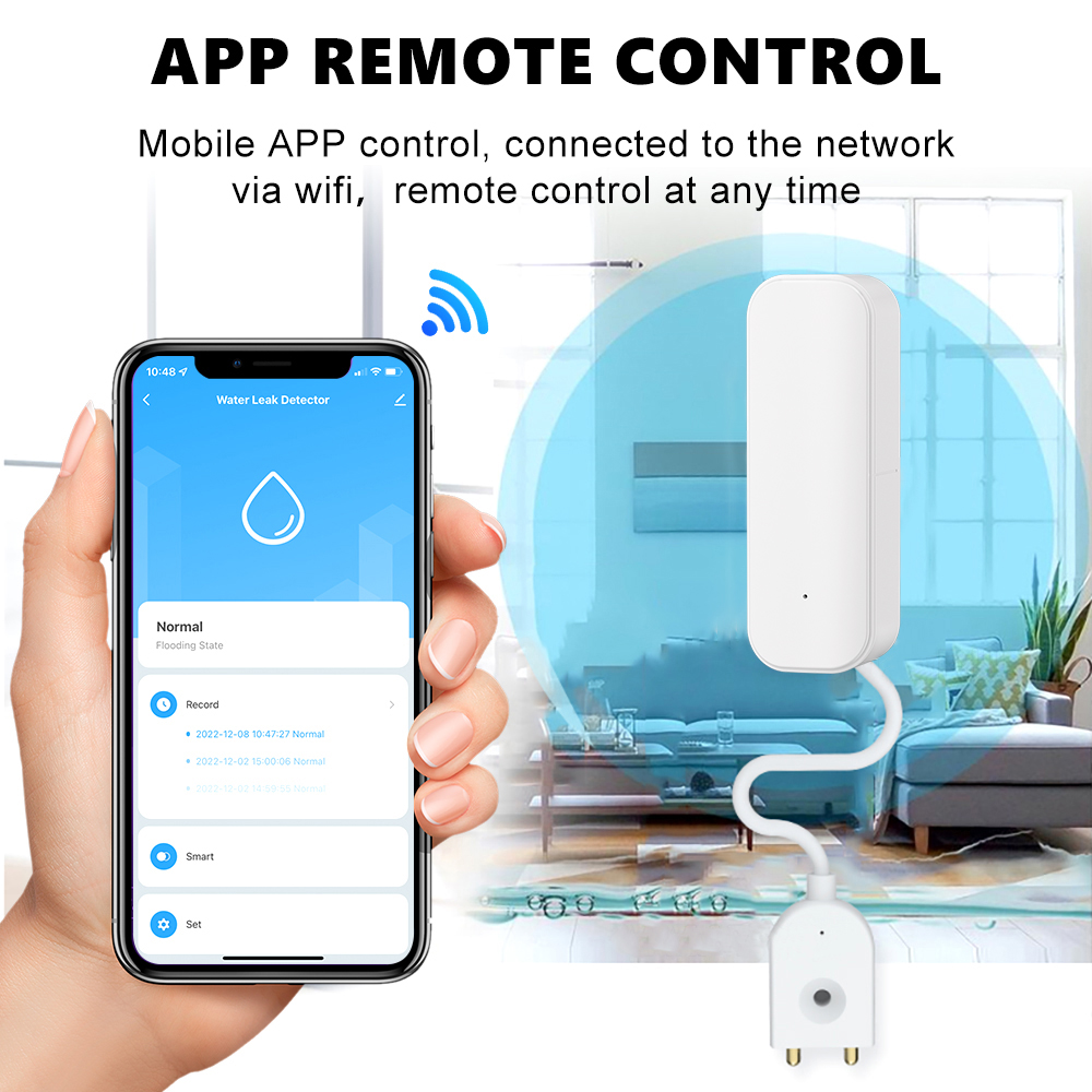 WiFi or Zigbee Water Leak Sens - Smart Home Security System บทวิจารณ์และราคา