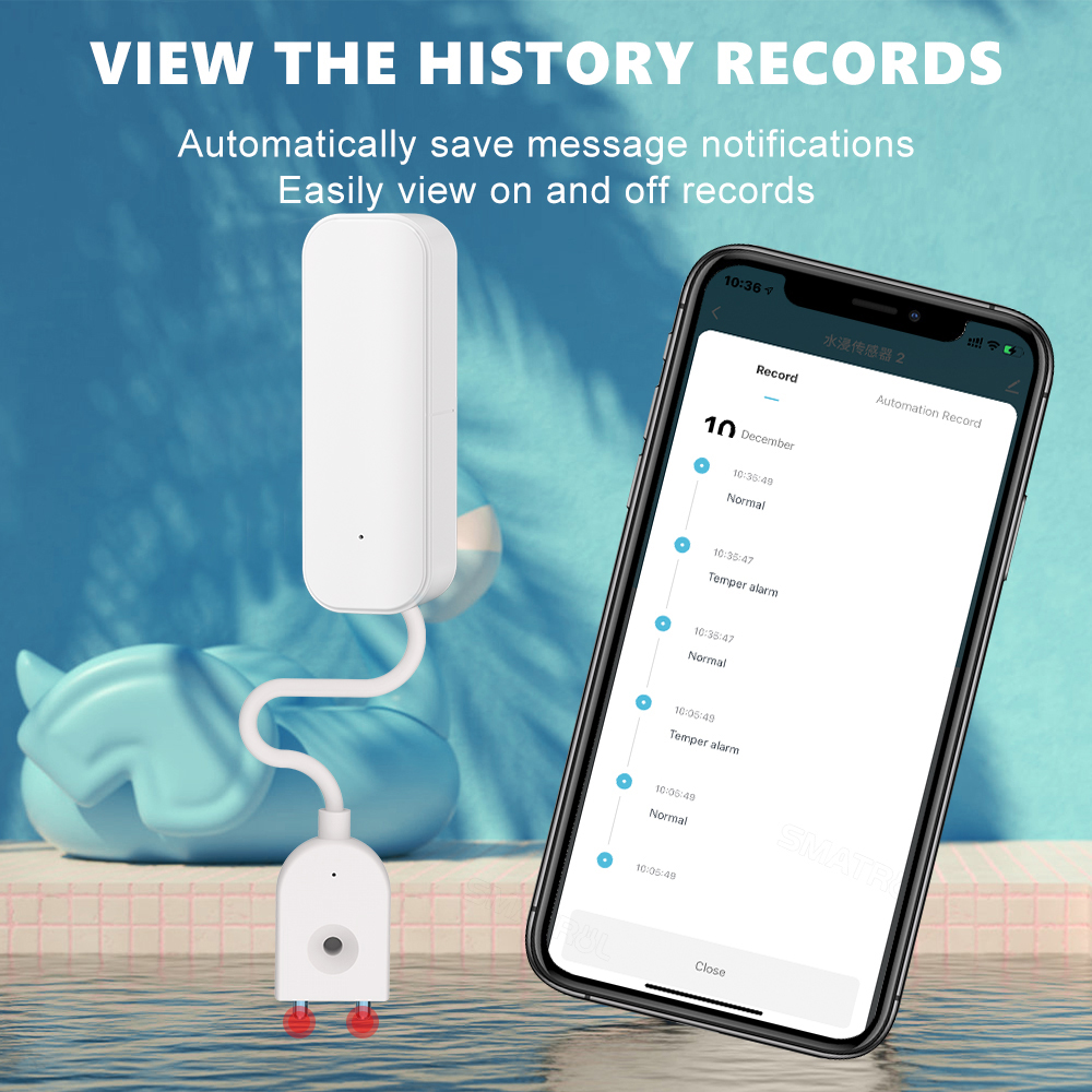 WiFi or Zigbee Water Leak Sens - Smart Home Security System บทวิจารณ์และราคา