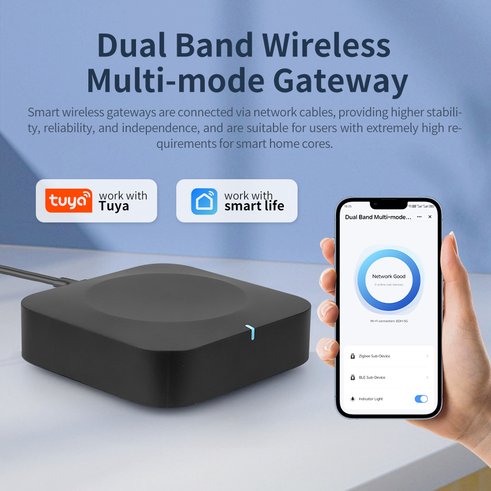 Tuya Dual-Band Gateway 2.4G/5G - Smart Home Vimar บทวิจารณ์และราคา