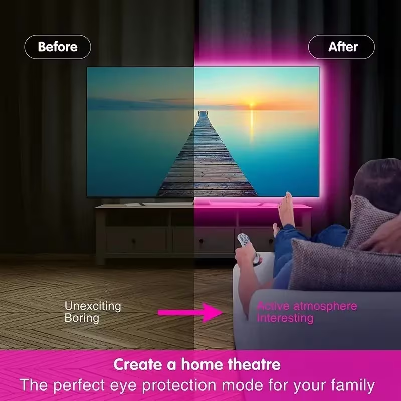 Smart RGB LED Strip Lights wit - Smart Power Strip บทวิจารณ์และราคา
