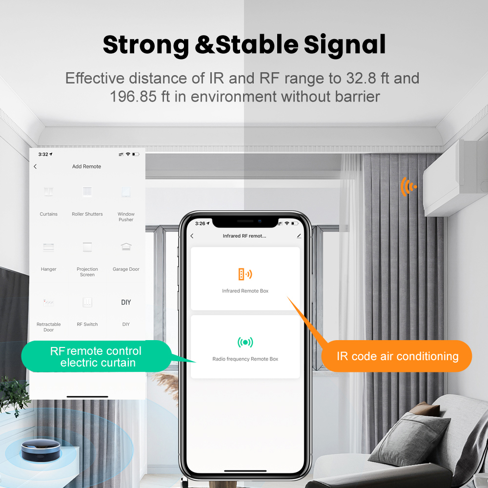 Tuya IR RF 433/315 Universal W - Smart Home Orvibo บทวิจารณ์และราคา