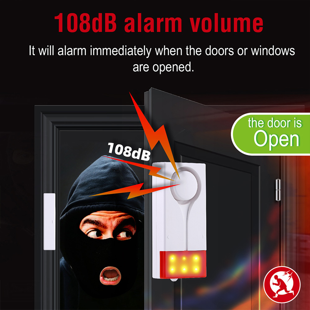 Anti-Theft Alarm 110db Loud Do - Door Window Sensor บทวิจารณ์และราคา