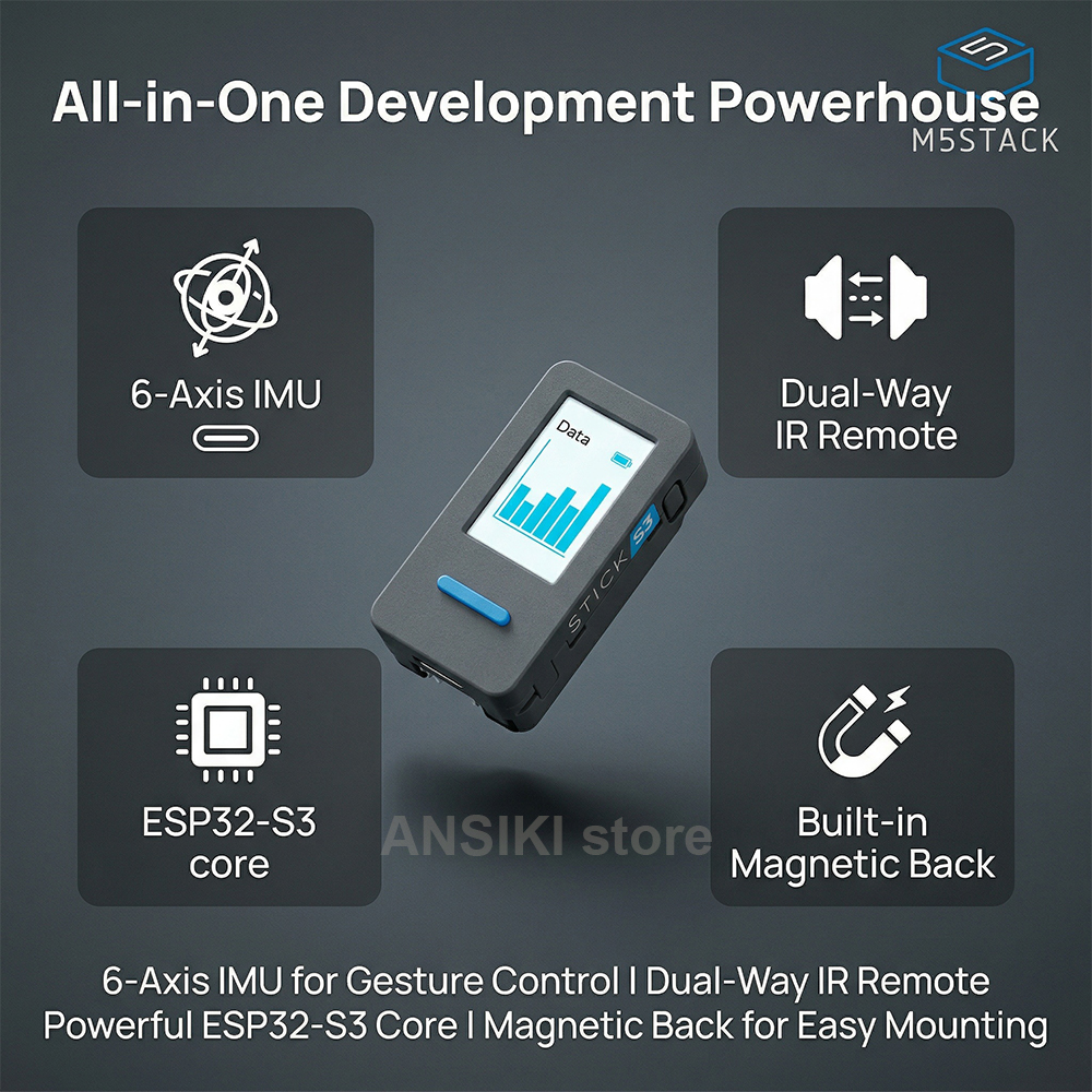 M5Stack M5StickS3 ESP32-S3 IoT - Smart Home Vimar บทวิจารณ์และราคา