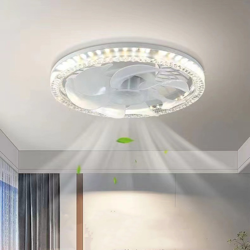 50W 30cm New Ceiling Fan Light - Smart Home Ventilation System บทวิจารณ์และราคา