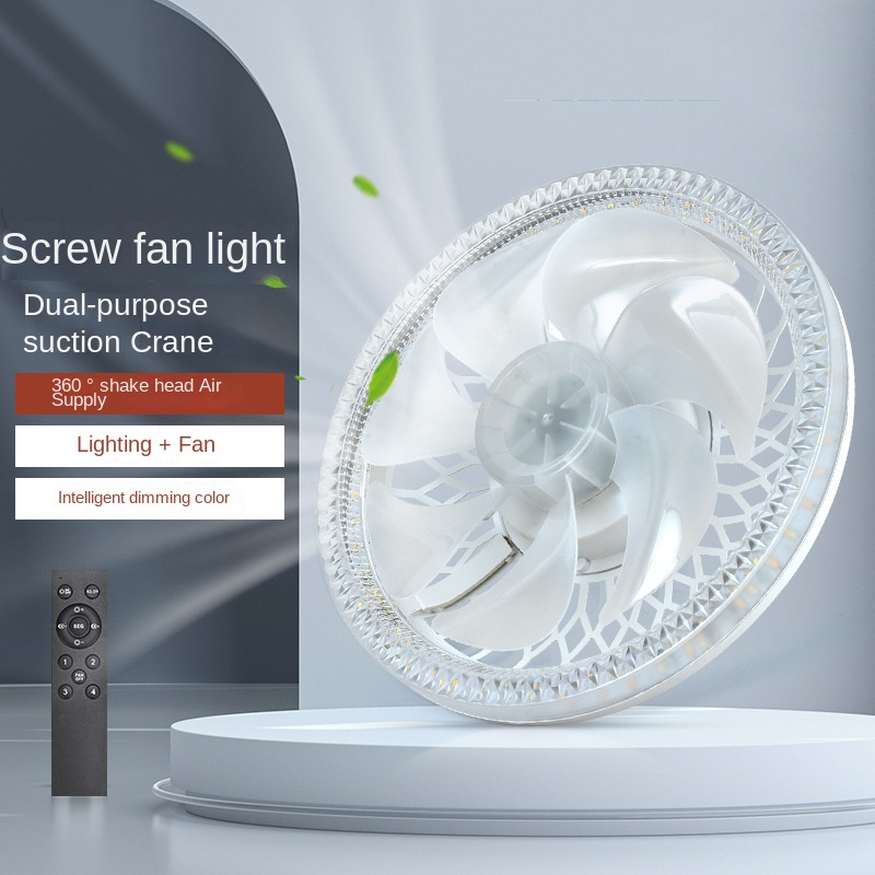 50W 30cm New Ceiling Fan Light - Smart Home Ventilation System บทวิจารณ์และราคา