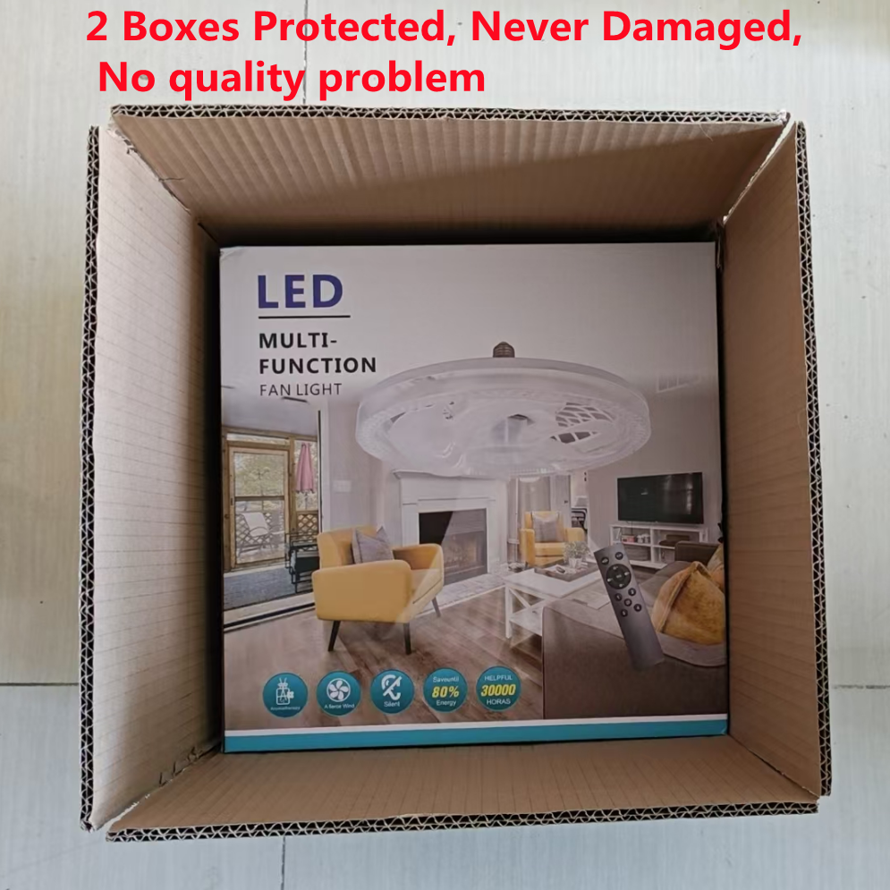 50W 30cm New Ceiling Fan Light - Smart Home Ventilation System บทวิจารณ์และราคา