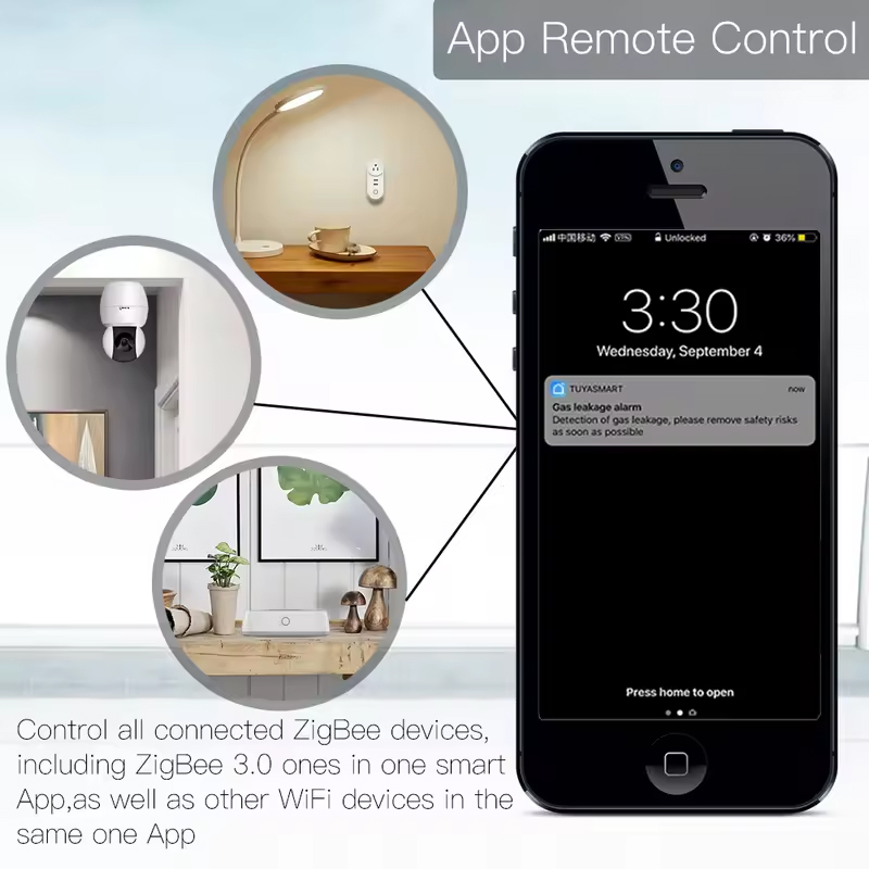Moes Tuya ZigBee 3.0 Smart Gat - Smart Home Vimar บทวิจารณ์และราคา