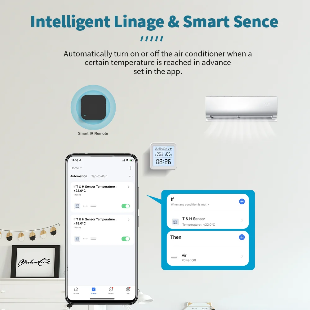 Tuya New WiFi Temperature Humi - Smart Home Orvibo บทวิจารณ์และราคา