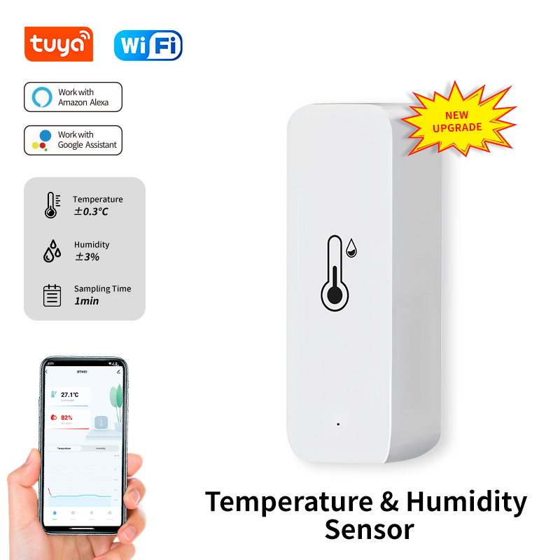 Tuya WiFi Temperature and Humi - Smart Home Furniture บทวิจารณ์และราคา