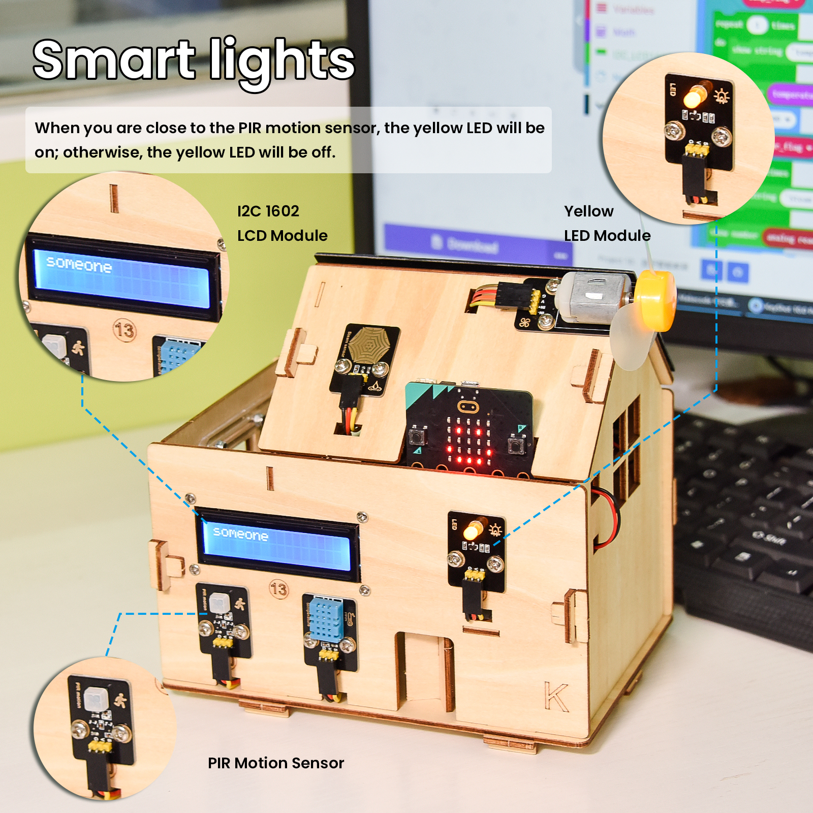 Kidsbits Keyestudio Microbit V - Smart Home Micro Bit บทวิจารณ์และราคา