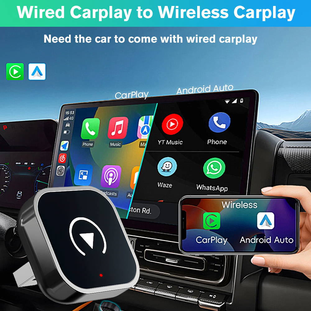 Mini Wireless Carplay Adapter  - Smart Home Usb บทวิจารณ์และราคา