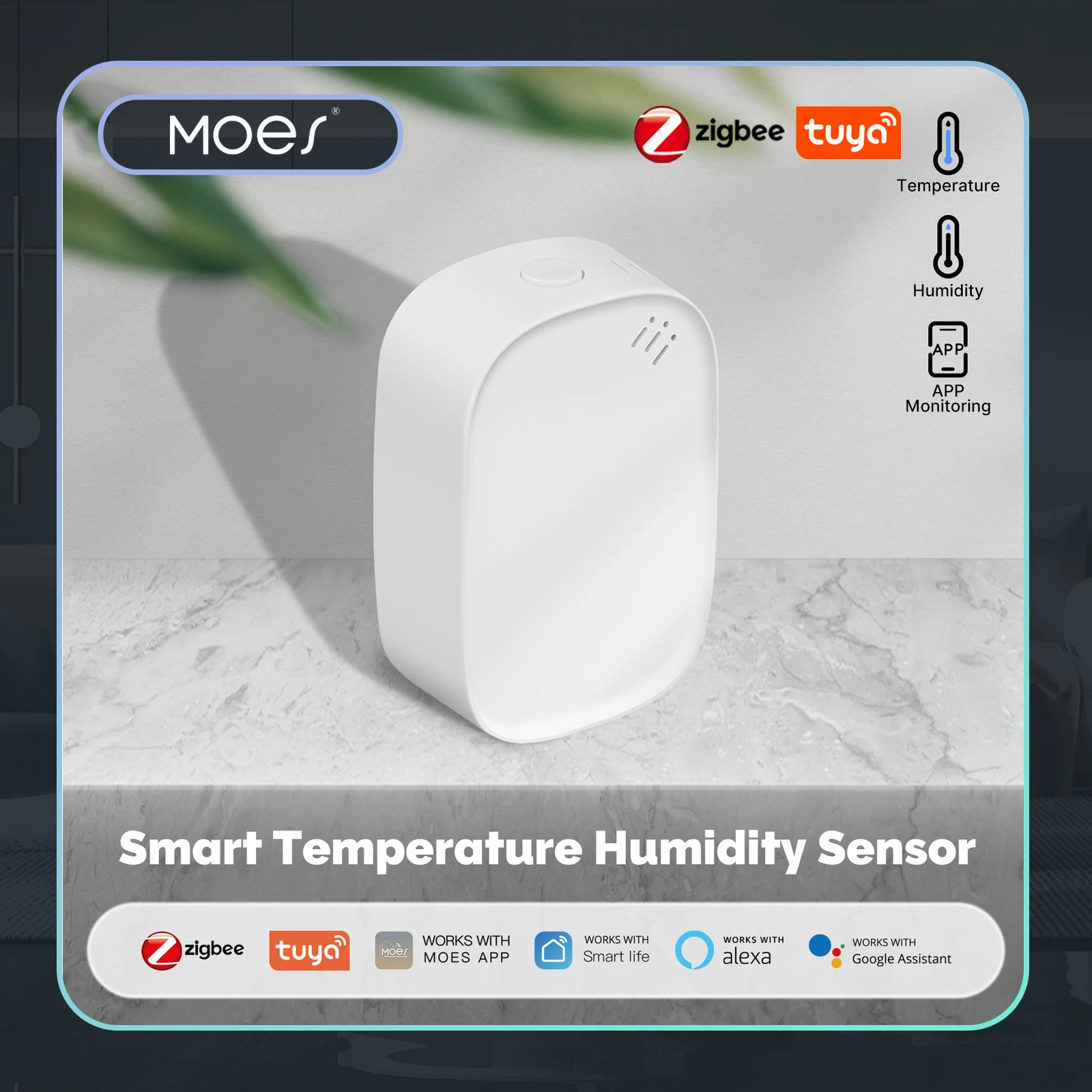 MOES Tuya Zigbee Smart Tempera - Smart Home Furniture บทวิจารณ์และราคา