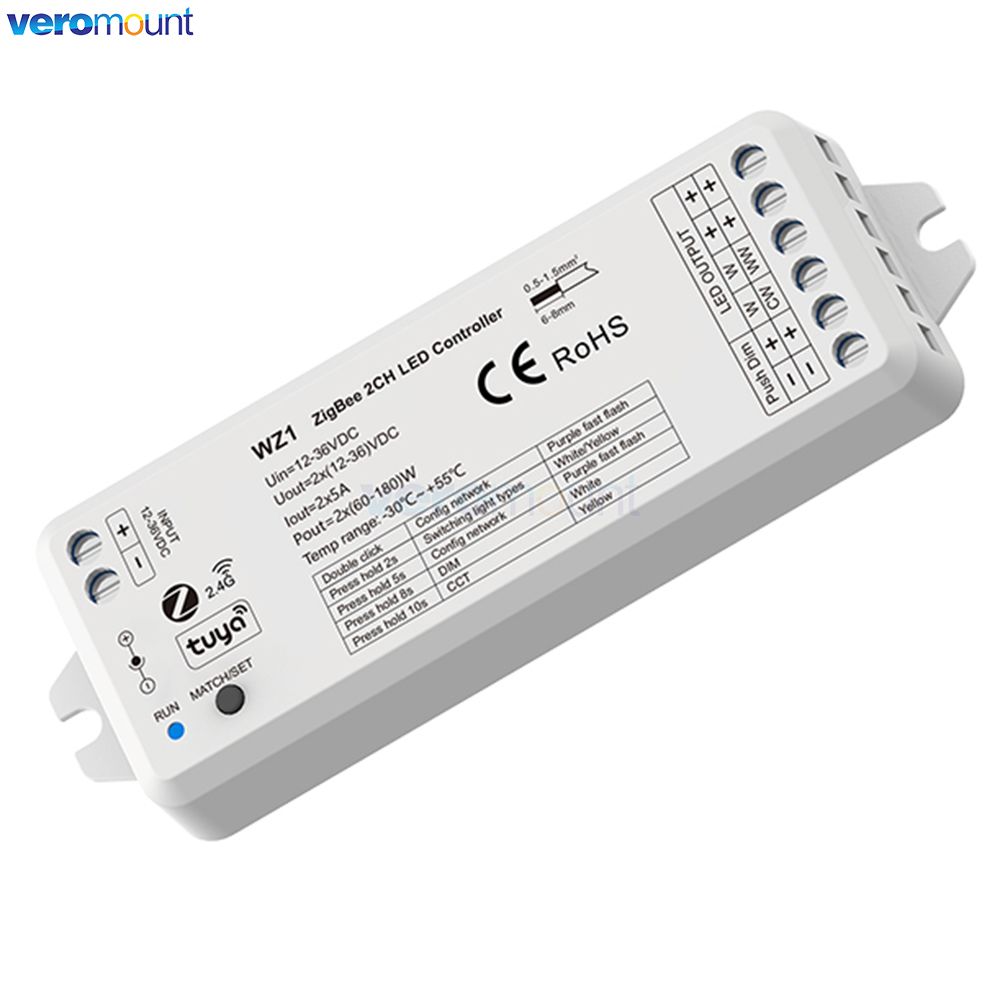 WZ1 Zigbee LED Dimmer 12V 24V  - Smart Home Llm บทวิจารณ์และราคา