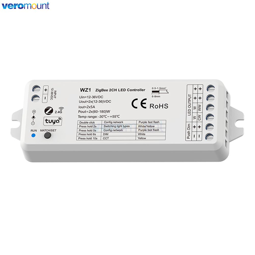 WZ1 Zigbee LED Dimmer 12V 24V  - Smart Home Llm บทวิจารณ์และราคา