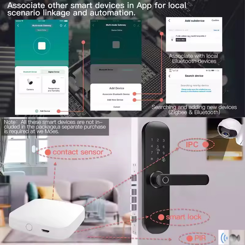 MOES Tuya ZigBee3.0 Smart Hub, - Smart Home Vimar บทวิจารณ์และราคา