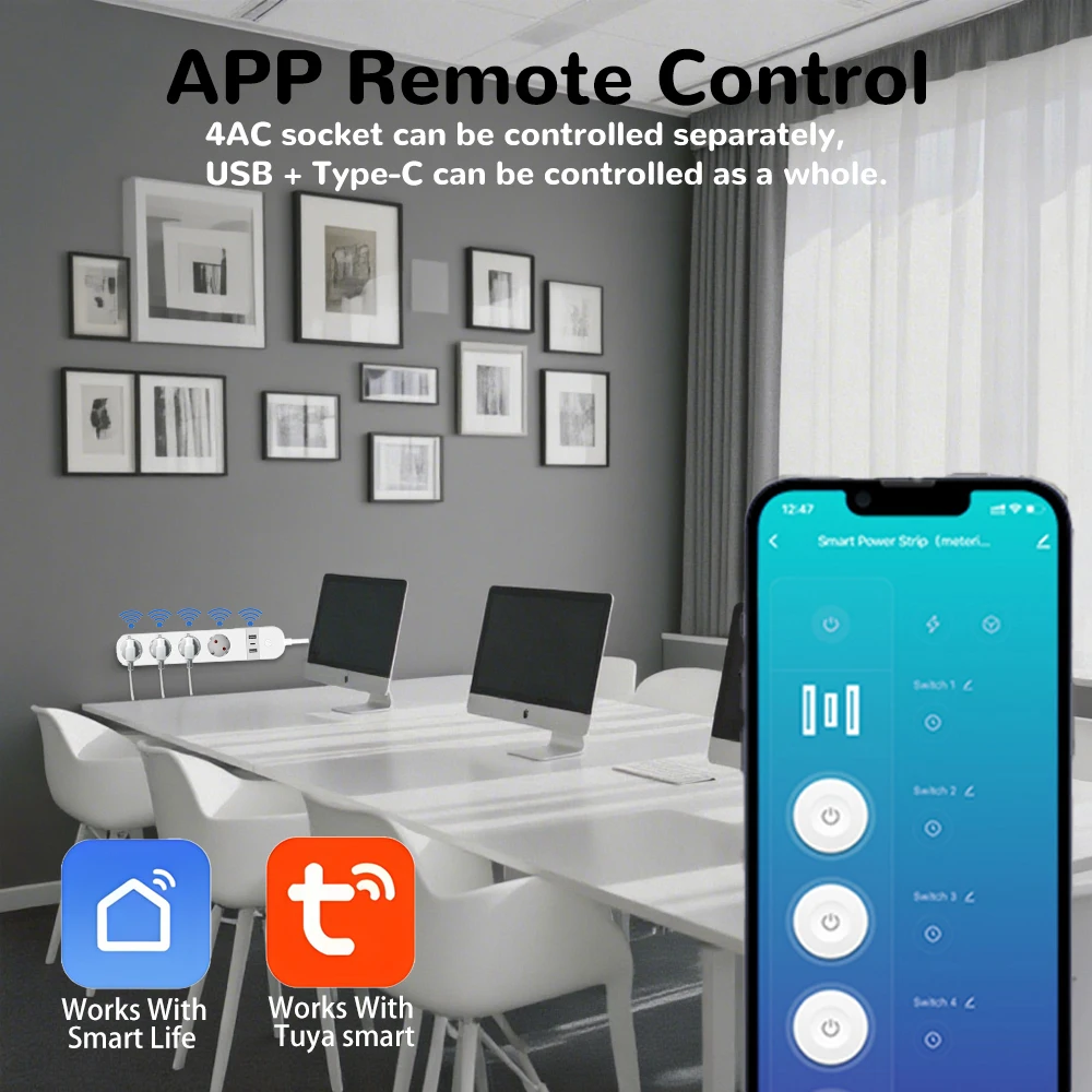 BORUIDAPLS FR Plug WiFi Smart  - Smart Power Strip บทวิจารณ์และราคา