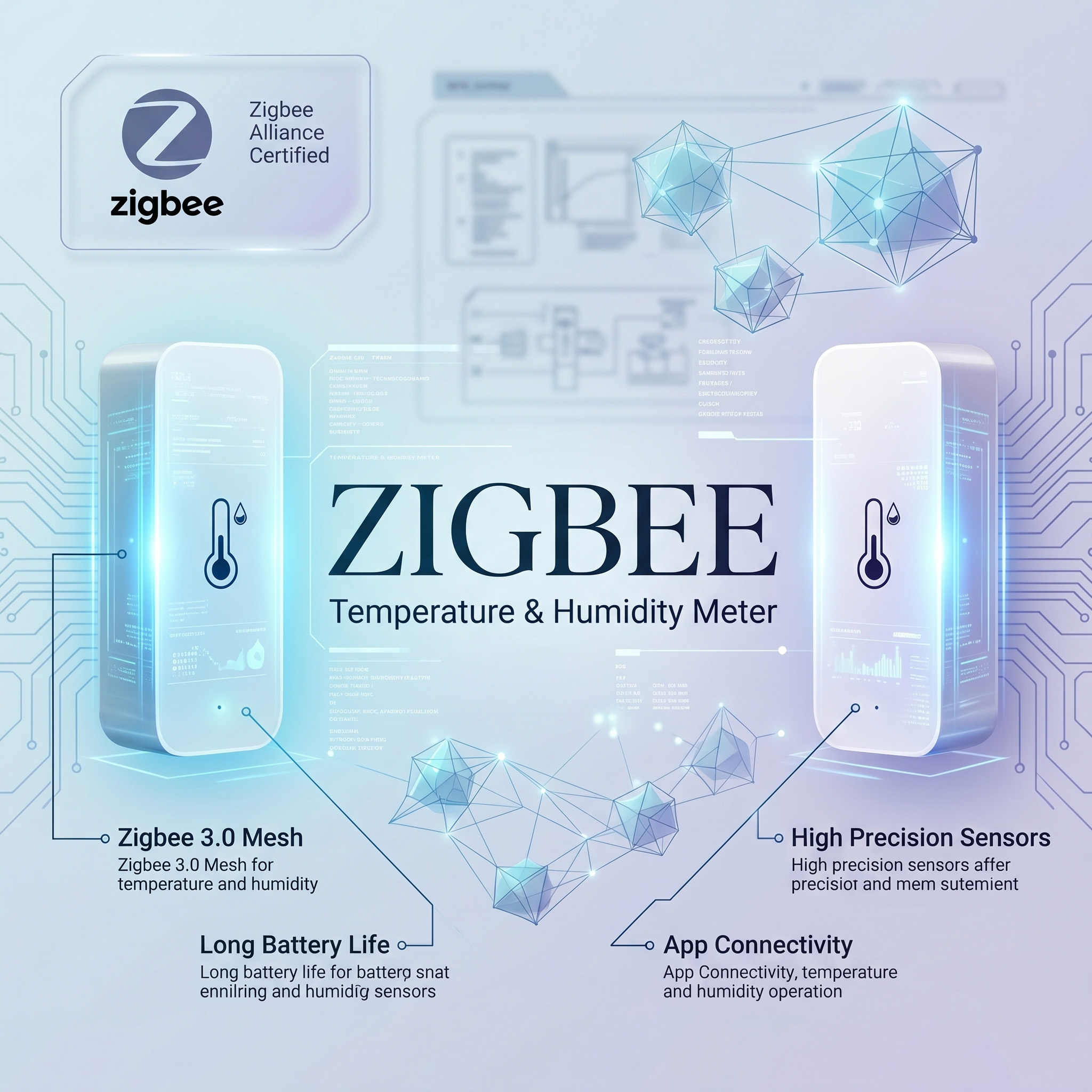 New Tuya Zigbee Smart Hygromet - Smart Home Furniture บทวิจารณ์และราคา