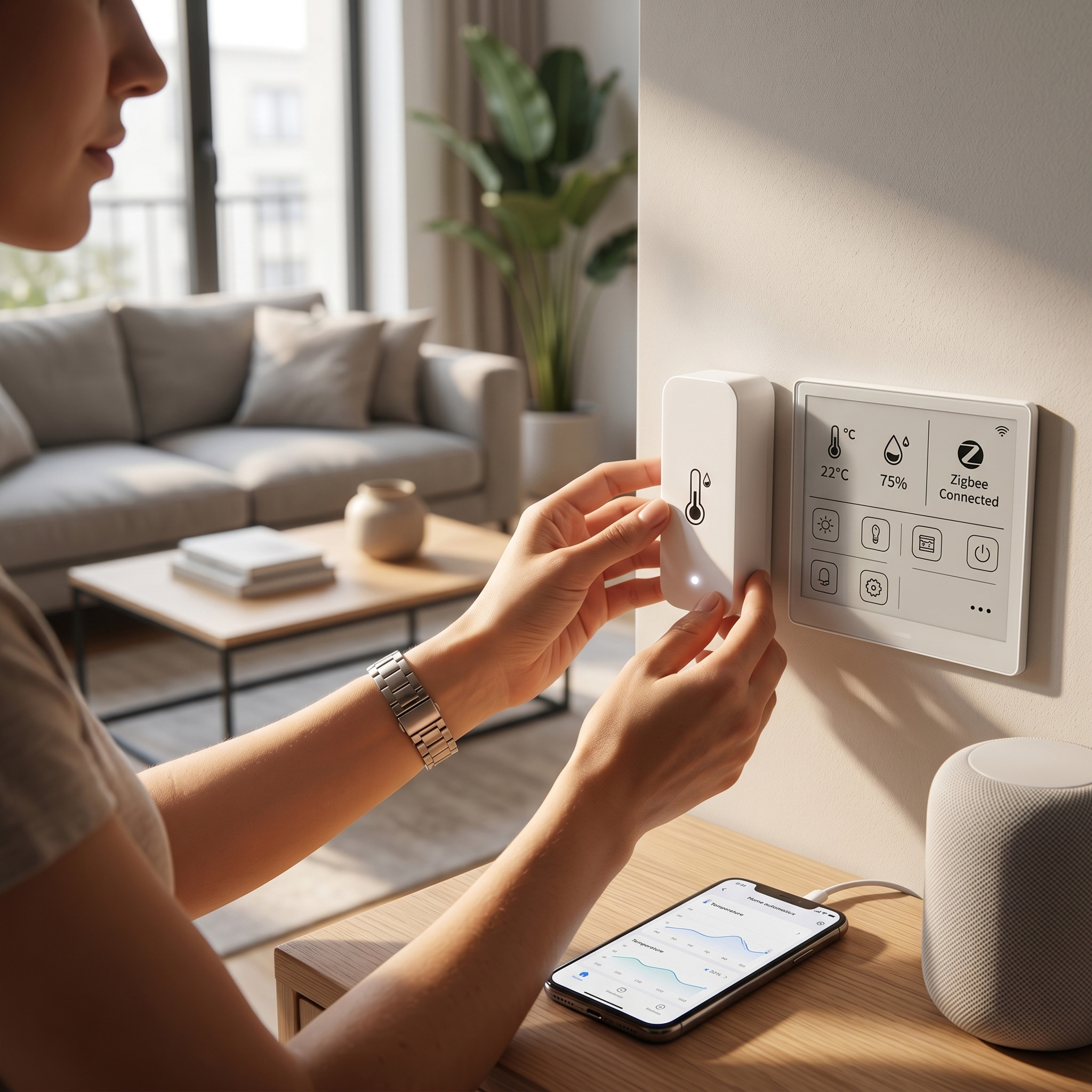 New Tuya Zigbee Smart Hygromet - Smart Home Furniture บทวิจารณ์และราคา